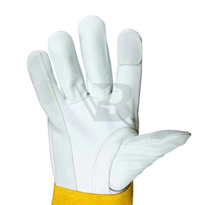 Custom Design Printed Best Heavy Duty Skin Leather Safety Work <b>Gloves</b> Wholesale Full Finger Top Quality Men Safety <b>Gloves</b> - Product Image 4