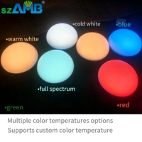 Système de contrôle d'éclairage LED pour volailles, ampoule pour poulailler à intensité variable, indice de protection IP67, CRI>80, garantie 5 ans, AC/DC, éclairage complet rouge chaud pour grange