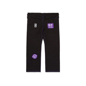 Kimono de Jiu-Jitsu Shoyorol, Negro, de Algodón, Unisex para Adultos, Estilo Judo, Holgado, Duradero, Elástico, Transpirable, de Alta Calidad, 100% Algodón - Product Image 3
