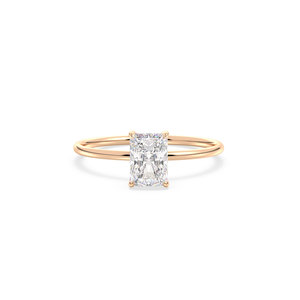 Bague Halo Dissimulé en Diamant de Laboratoire HPHT CVD REYES à Prix de Gros en Or Massif 14K – Cadeau d'Anniversaire de Mariage, Bijoux Fins - Product Image 2