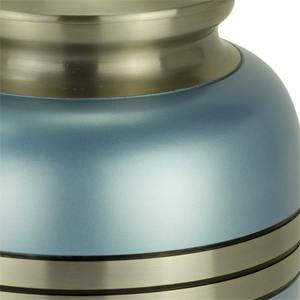 Urna de Latón Satinado Blanco Estilo Americano, Capacidad de 200 Pulgadas Cúbicas, 1 Año de Garantía - Una Opción Encantadora para una Urna Conmemorativa - Product Image 2