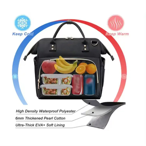 Sac isotherme portable multi-poches, étanche, en polyester durable, pour le camping, les pique-niques et les repas. - Product Image 5