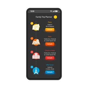 แอปพลิเคชันมือถือสำหรับการเดินทางอัจฉริยะพร้อมแผนการเดินทางส่วนบุคคล การติดตามจุดหมาย การจัดการการจอง และข้อมูลข่าวสารเกี่ยวกับการเดินทาง - Product Image 5