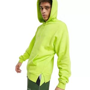 100% Cotton Heavyweight <b>Fleece</b> Drop Shoulder Loose Fit Winter Athletic Sweatshirts <b>Men</b> Custom Logo Design Activewear <b>Hoodies</b> - Product Image 1