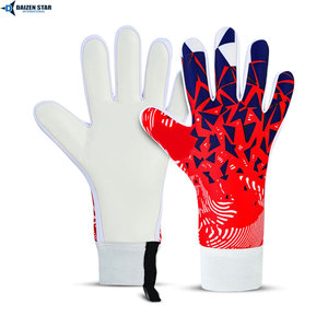 Guantes de Portero de Fútbol Transpirables de Material PU Duradero con Protección para Dedos y Pulgar, Cierre de Tirón, Personalizables - Product Image 4