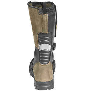 Bottes de moto en cuir véritable imperméables pour homme, chaussures de sport pour motocross, bottes de motard d'hiver à boutons - Product Image 2