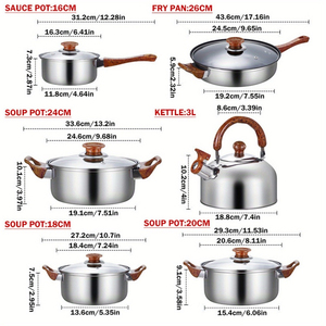 Premium <b>Woks</b> Set For Healthy Stir Fry Cooking With Durable Design Heat Resistant Handles Deep Cooking - Product Image 3