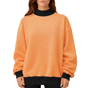 Sweat-shirts à col rond pour homme, hiver, broderie personnalisée, impression numérique, couleur unie, écologiques, coupe classique, 100% coton biologique - Product Image 6