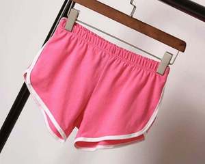 Summer Sports Casual <b>Lounge</b> Embroidered Breathable 100% Cotton <b>Women's</b> <b>Shorts</b> with Elastic Waist - Product Image 3