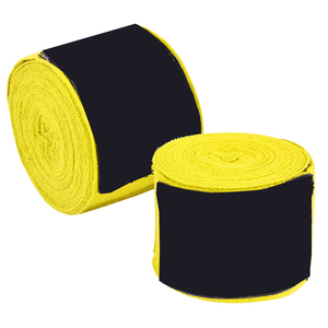 Bandages de boxe personnalisés avec logo, respirants, en coton élastique, avec fermeture Velcro pour la sécurité des mains lors de l'entraînement en salle de sport, fitness et MMA. - Product Image 2