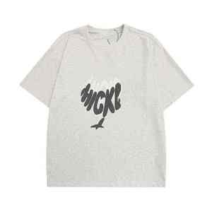 เสื้อยืดคอกลมแขนสั้นผ้าคอตตอนผสมสแปนเด็กซ์น้ำหนักเบา แห้งเร็ว พิมพ์ลายโลโก้แบบพัฟ ดีไซน์ตามสั่ง สำหรับผู้ชาย - Product Image 6