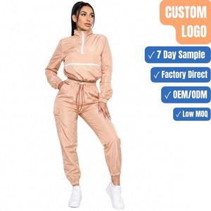 Fashion Nylon 200GSM Windbreaker Tracksuit Casual OEM Custom - Product Image 1