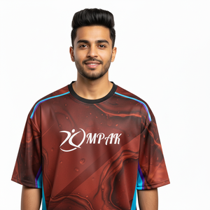 T-shirt de sublimation surdimensionné premium pour hommes, streetwear urbain, décontracté, pour tous les jours - Product Image 1