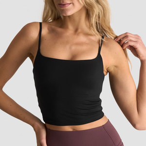 Top corto sin espalda para mujer, color personalizado, conjunto de yoga y fitness, novedad de verano, chaleco de alta compresión con ajuste perfecto al cuerpo. - Product Image 4