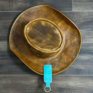 Nouveauté, clips à chapeau en cuir véritable faits à la main de haute qualité pour les voyages, sac à main, sac à dos, bagages, porte-chapeau magnétique pour l'extérieur - Product Image 4