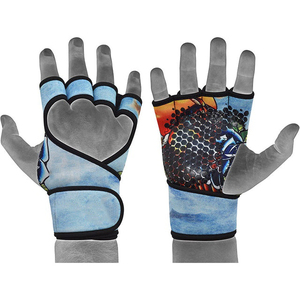 Heavy Duty CrossFit Gym Weightlifting <b>Gloves</b> Non-Slip Breathable Lightweight Polyester Half Finger Adjustable Wrist Strap Custom - Product Image 1