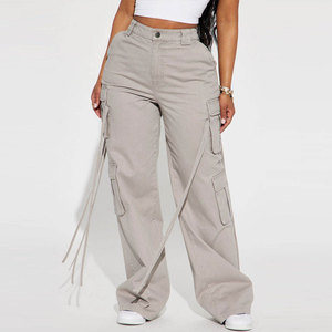 Proveedor Directo de Fábrica, Pantalones Cargo Ligeros para Mujer, Nueva Moda Urbana, Pantalones Cargo Extra Grandes - Product Image 5