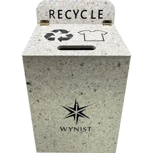 Loja De Roupas Grande Volume Roupa Doação Drop Off Bin Reciclagem Caixa De Doação De Roupas