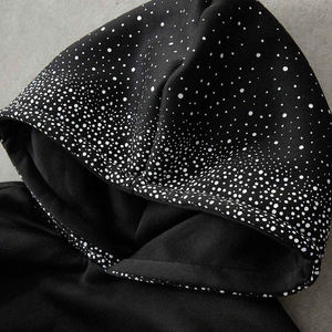 Rhinestone <b>Red</b> <b>Hoodie</b> Crystal Studded Sparkle Pullover <b>Hoodie</b> Custom Streetwear Luxury Rhinestone <b>Hoodie</b> <b>Red</b> Crystal Embellished - Product Image 6