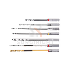 Broca Quirúrgica Manual de Acero Inoxidable Recta y Torcida para Ortopedia, Instrumento de Perforación Quirúrgica de Precisión, Blush Surgical CE - Product Image 4