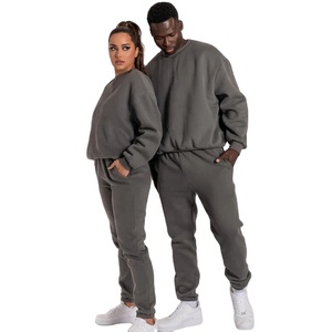 Sudadera con Capucha de Invierno de 500 Gsm al por Mayor, Chándal Holgado de Felpa Francesa, Conjunto de 2 Piezas Personalizado para Hombre, Logotipo Personalizado, Transpirable, Antibacteriano - Product Image 3