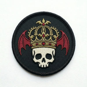 Patch brodé personnalisé Lune de Loup, badge thermocollant rond Loup-garou pour veste tactique, vêtements de motard, fourniture en gros DIY - Product Image 5