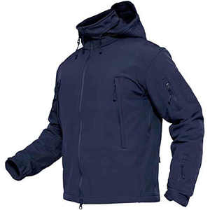 Men's Lightweight Softshell Jackets for Outdoor Sports Camping Hiking <b>Work</b> Thermal Tactical Coat Zipper Closure Cotton 2027 - Product Image 5