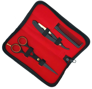 Kit de ciseaux à effiler professionnels en acier inoxydable à lame tranchante pour la coupe de cheveux, outils de salon ARISTON INTERNATIONAL à vendre - Product Image 3