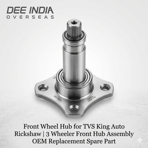 ดุมล้อหน้าสำหรับรถตุ๊กตุ๊ก TVS King |   ชุดประกอบดุมล้อหน้ารถสามล้อ อะไหล่ทดแทน OEM - Product Image 2