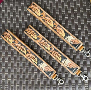 Fabricant de gros lanière en cuir usiné à la main porte-clés bracelets de poignet en cuir de vachette véritable de haute qualité pour femmes - Product Image 5