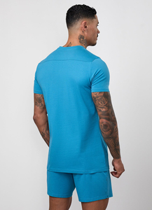 Camiseta Deportiva Personalizada con Logotipo de Fábrica para Hombre, 100% Algodón Elástico, Tejido de Punto de 180 GSM, Camiseta Lisa - Product Image 6