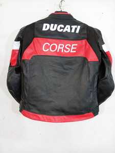 Blouson de moto Ducati Corse en cuir, manches longues, imperméable, coupe-vent, unisexe, toutes saisons, design color block, Cordura - Product Image 5