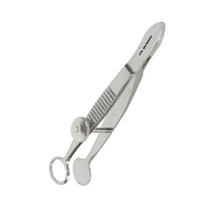 Instrument chirurgical ophtalmique manuel certifié CE pour une pincette à paupières de précision et sûre pour le chalazion, en acier inoxydable de qualité supérieure - Product Image 2