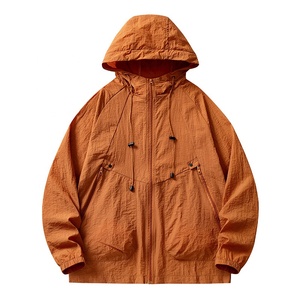 Chaqueta Cortavientos con Capucha 100% Nailon, Ligera, Unisex, Protección Solar, Plegable, para Camping, Senderismo, Correr, Trekking - Product Image 2
