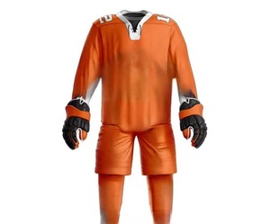 Uniforme de Hockey sobre Hielo Personalizado de Fábrica, Impreso, de Alta Calidad, 100% Poliéster, Secado Rápido, Transpirable, con Logotipo Personalizado - Product Image 3