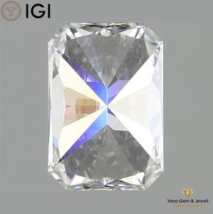 Diamante Cultivado en Laboratorio CVD con Corte Radiante, Color D, Claridad VVS2, con Certificado IGI, 1.10 Quilates, para un Conjunto de Joyería Único - Product Image 4