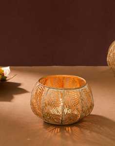 Skies Trader Modern Gold Metal Circle Wall Candle Holder Hanging Round Geometric Iron <b>Sconce</b> Glass Cylinder Votive Tealight Stan - Product Image 6