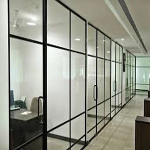 Best Selling Corporate Aluminium Office <b>Partition</b> System with Tempered Glass for Modern Commercial Office Interior Solutions - Product Image 2