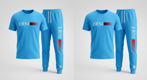Conjunto Deportivo de Punto Estampado para Hombre, Primavera-Verano 2026, Camiseta y Pantalones Cortos, Estilo Casual para Diario - Product Image 4