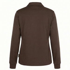 Wholesale Custom Colors Hospital Uniform Nurse Scrub Jacket Zip Front Turn Down Collar <b>Long</b> Sleeve Warm Up <b>Coat</b> Scrub Jackets - Product Image 3