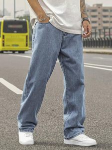 <b>Men</b>’s Relaxed Fit Baggy Jeans | Streetwear Style Loose Denim Pants for Casual Wear | Comfortable Cotton Blend Jeans with Trendy - Product Image 3