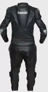 Combinaison de course MotoCP en cuir de kangourou/vache véritable Rawasaki Ninja unisexe, équipement de protection complet pour la piste, sur mesure - Product Image 2