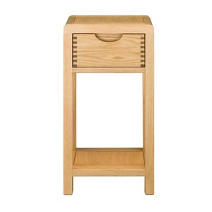 โต๊ะข้างเตียงไม้สักสไตล์ญี่ปุ่นแบบต่อไม้ - Product Image 1