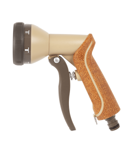Plastic+Cork Water <b>Hose</b> Nozzle for Patio Cleaning with Front Trigger Ergonomic Handle Design Quick Release - Product Image 1