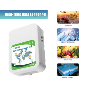 TZONE Real Time Fridge Sensor <strong>Temperature</strong> Monitor 4G <strong>Humidity</strong> and <strong>Temperature</strong> Recorder Data Logger <strong>Humidity</strong>