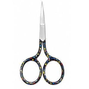 Ciseaux à cheveux professionnels en acier inoxydable imprimé coloré, lame tranchante, manche en acier inoxydable, pour droitiers, ciseaux à effiler 29 dents pour - Product Image 3