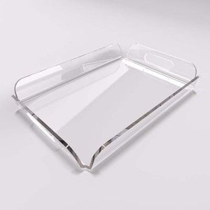 Stylish Clear Acrylic Tray For Perfume Display Bathroom Countertop And Modern <b>Vanity</b> Table Decoration Ideas - Product Image 1