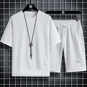 Conjunto Deportivo Informal Personalizado para Hombre, 2 en 1, con Capucha, Color Sólido, para Gimnasio, Correr, Entrenamiento, Ropa Deportiva, 6XL, Proveedor de Fábrica OEM ODM - Product Image 1