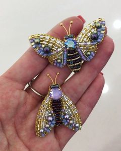 MD HANDICRAFTS Handmade Designer Embroidery Beaded Brooch with Intricate Beadwork and Sequins for Wedding Occasions - Product Image 3