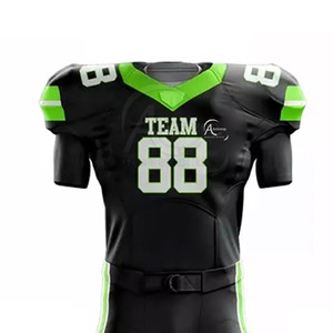 Venta al por Mayor de Camisetas de Fútbol Americano Personalizadas, 100% Poliéster, Verano, Alta Calidad, MOQ Bajo, Uniformes Deportivos en Línea - Product Image 3